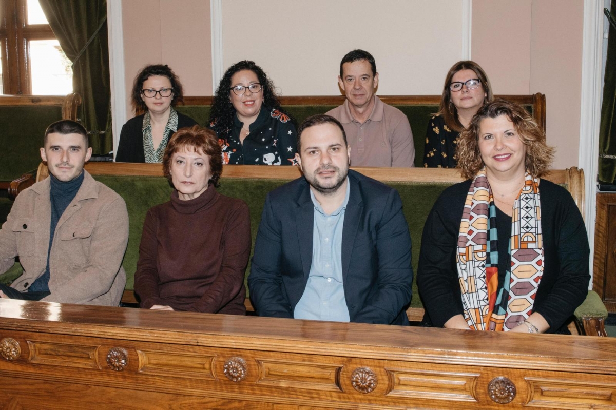 Bancada de los concejales del PSPV de Castelló. - 