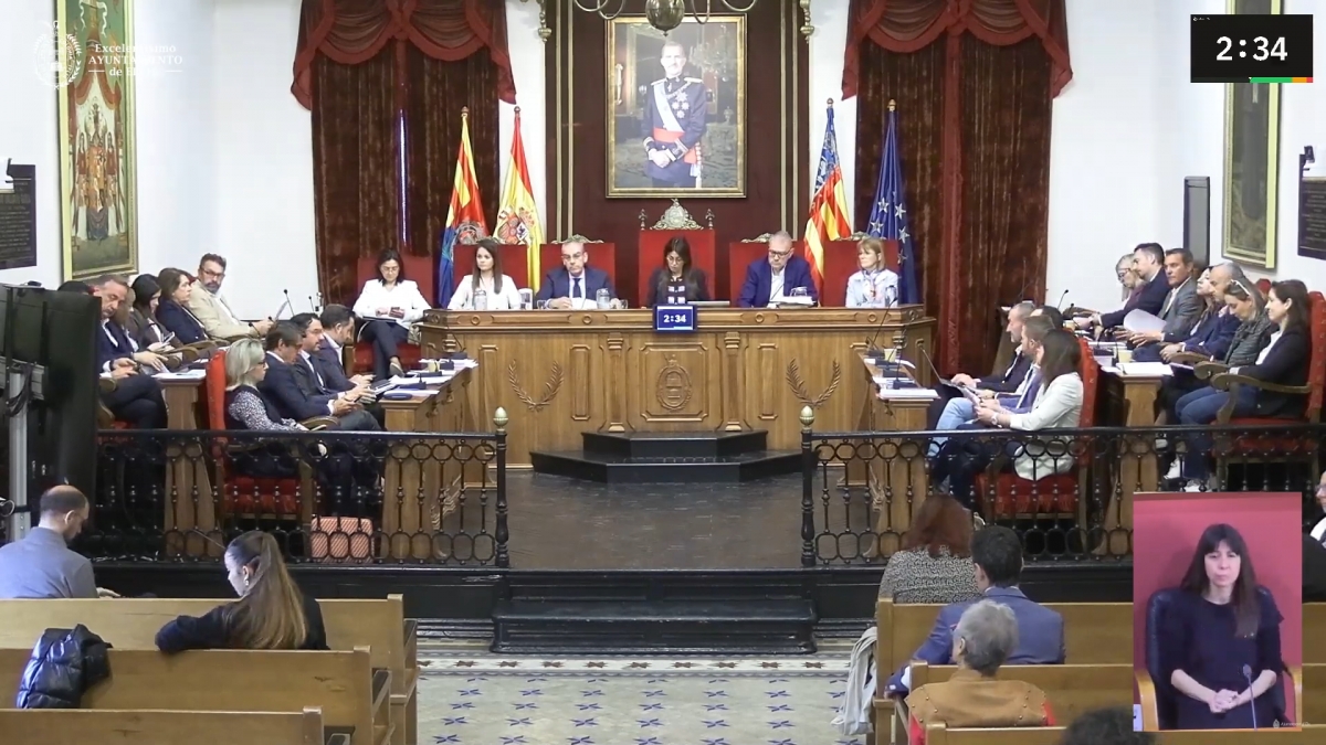 Pleno de abril. - AP