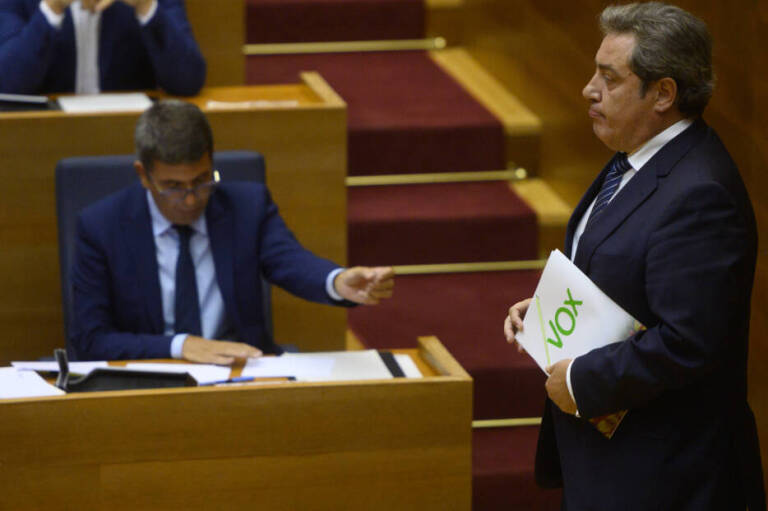 El pacto PPCV y Vox por los presupuestos adelanta su primera 'deadline' a finales de octubre