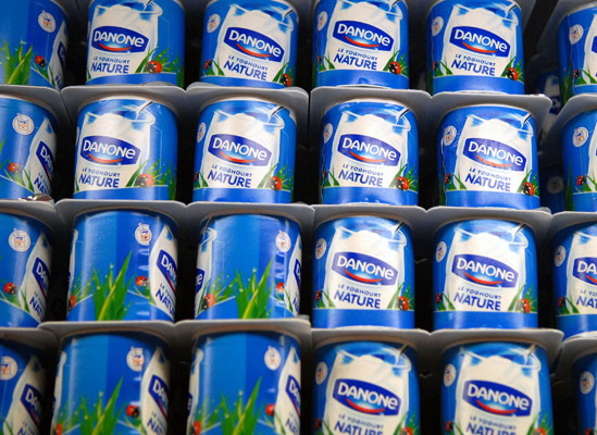 Danone, un valor refugio en situaciones adversas en bolsa